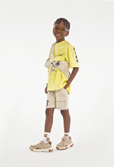 075 | Graffiti Collection | Slogan Print Bermuda Shorts